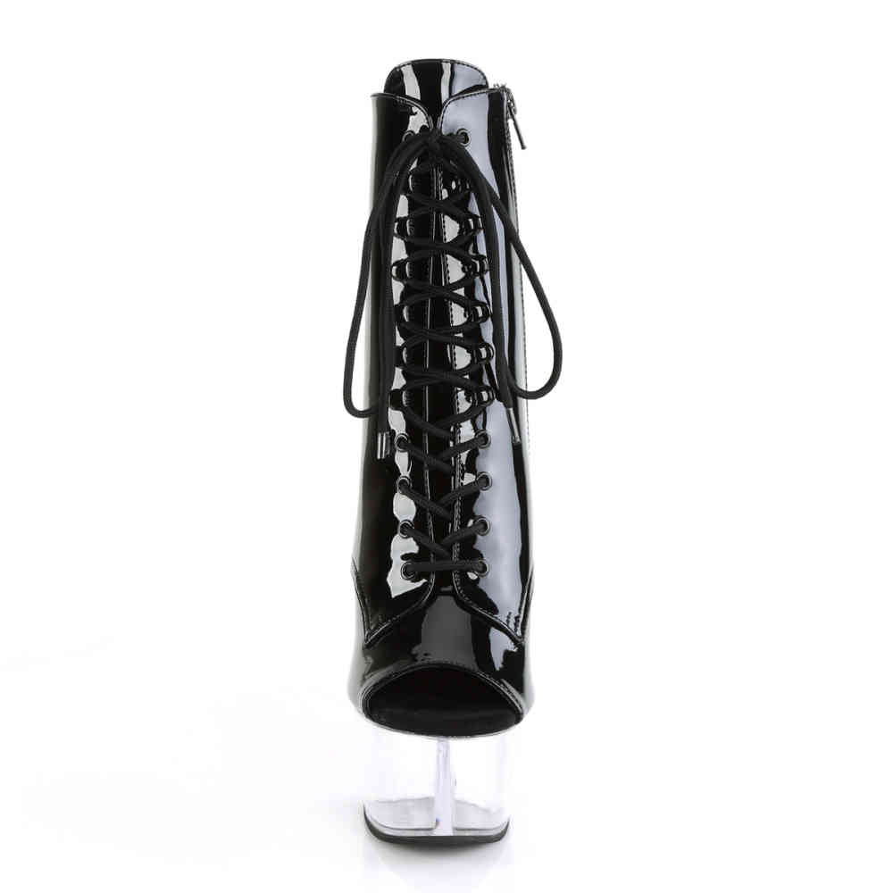 Pleaser - ASPIRE1021 Platform Boots, Pole dance shoes - Pole dance shoes - Black